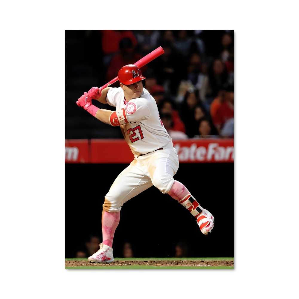 Poster Mike trout – affiche Baseball